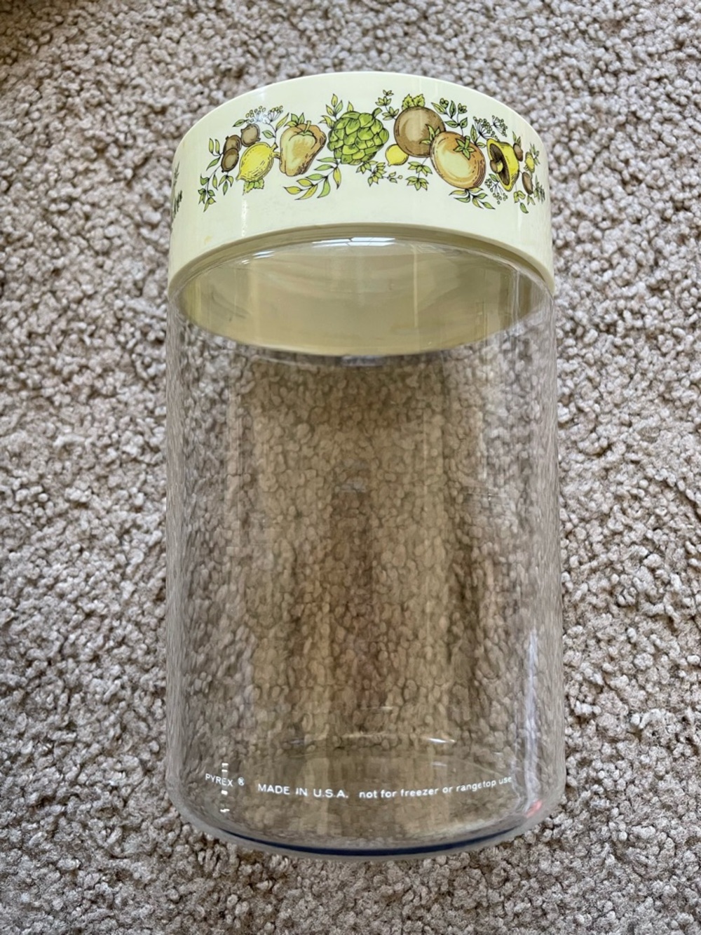 Like New Vintage Pyrex "Spice of Life" Canister